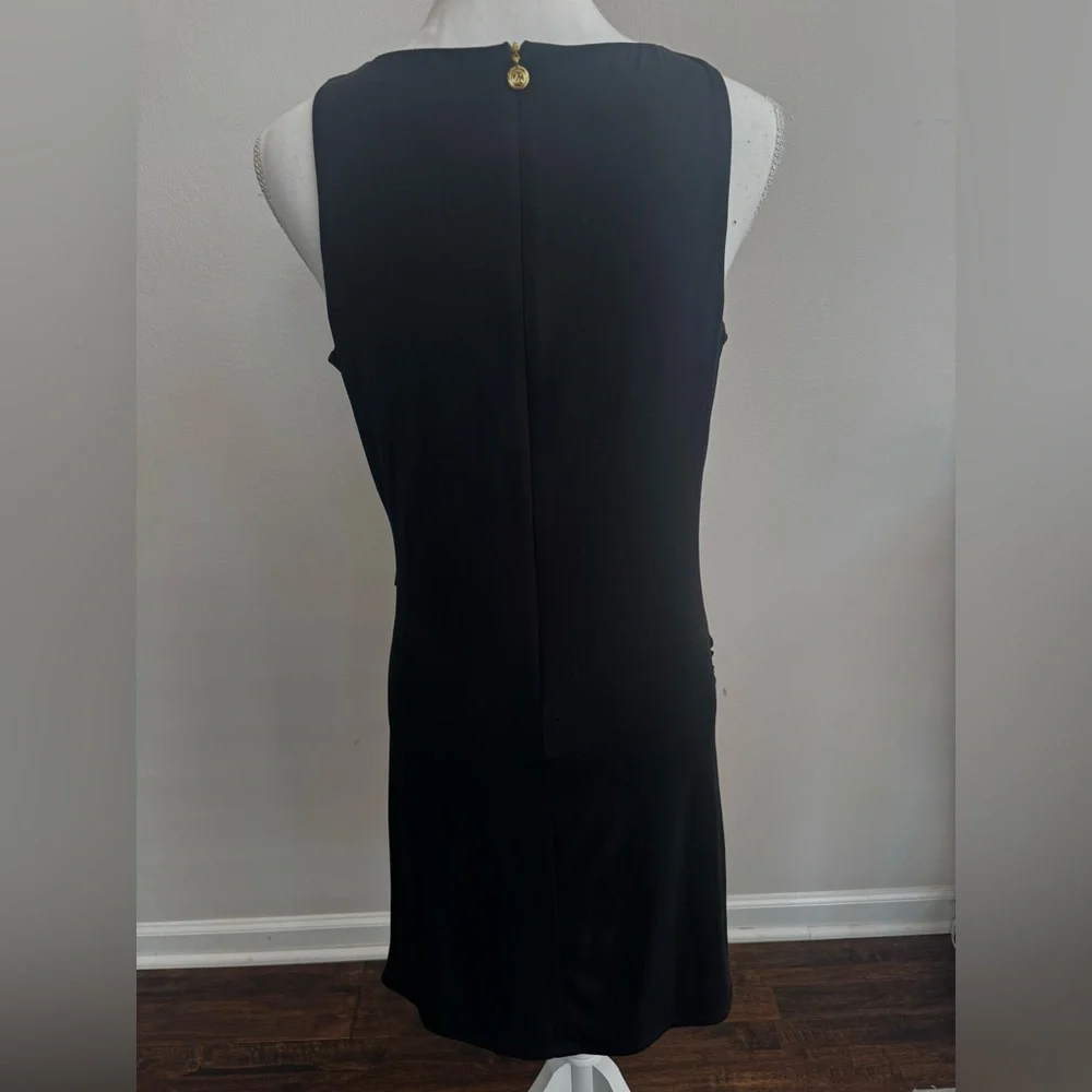 Michael Kors Black Ruched Mini Dress - Picture 3 of 8